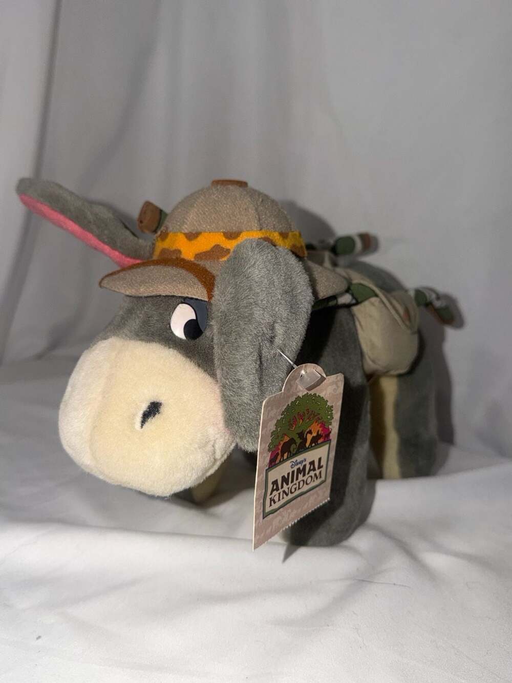 Disney Animal Kingdom Safari Eeyore Plush Stuffed Animal